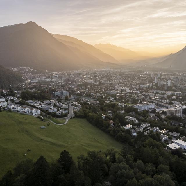 La ville de Coire. [Keystone - Gian Ehrenzeller]