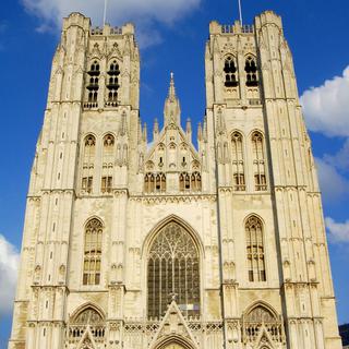 La cathédrale St.Michel-et-Gudule de Bruxelles. [Juan]