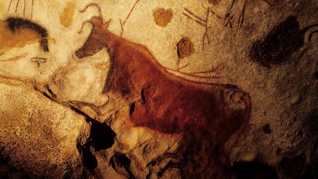 Peinture rupestre des grottes de Lascaux en France. [Marc Dozier]