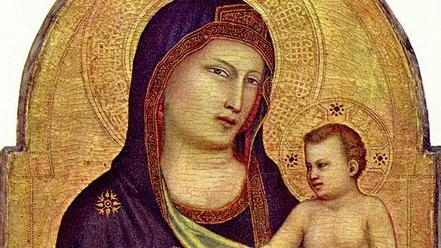 Giotto, Vierge à l'enfant (v. 1320). [wikipedia]