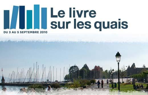 Le salon d'auteurs prend place sur les quais de Morges du 3 au 5 septembre 2010. [lelivresurlesquais.ch]