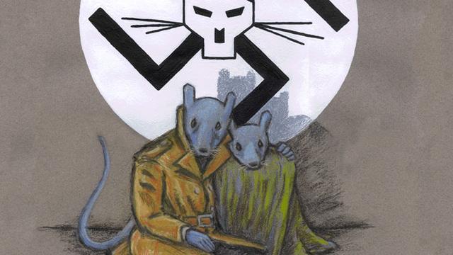 Couverture de la série "Maus" de Art Spiegelman. [pantheon books]