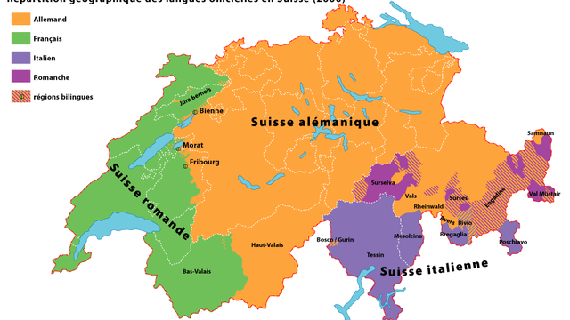 Répartition linguistique. [CC BY SA - Marco Zanoli]