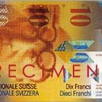 Billet de banque suisse: CHF10. [wikipedia]
