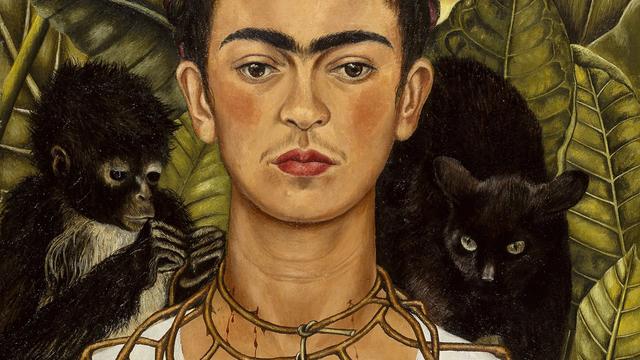 Autoportrait de Frida Kahlo. [CORTESIA MUSEO DE ARTE DE FILADELFIA / AFP]