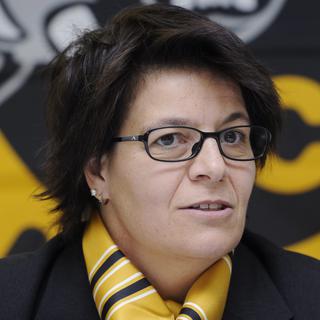 Vicky Mantegazza, la nouvelle présidente des HC Lugano. [Keystone - Karl Mathis]