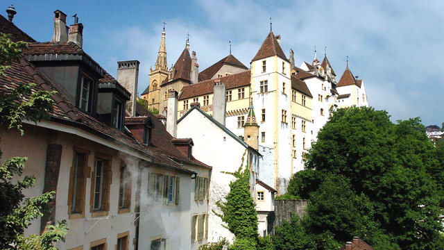 La collégiale et le château de Neuchâtel. [Sandro Campardo]