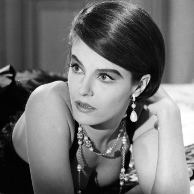 Delphine Seyrig dans le film "L'Année dernière à Marienbad" d'Alais Resnais, 1960. [Photononstop/AFP]