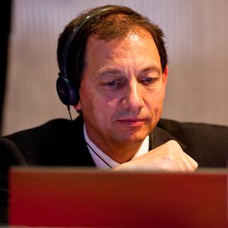 Pierre-Han Choffat, rédacteur en chef adjoint à la RSR. [Anne Bichsel]