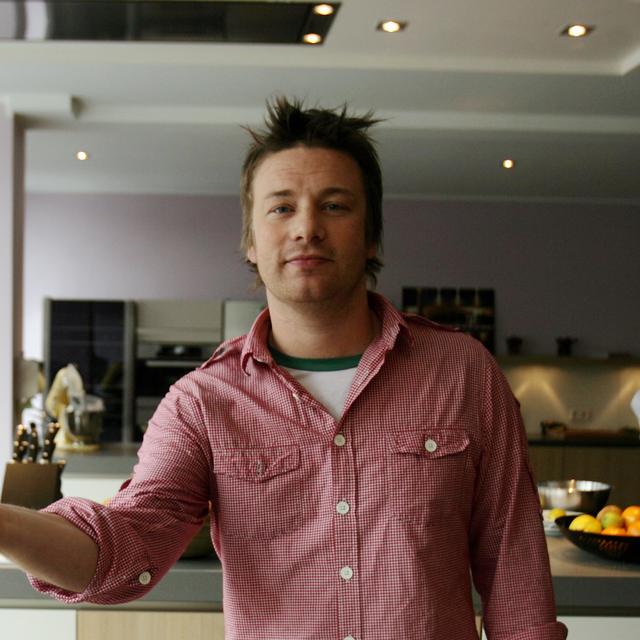 Le cuisinier britannique Jamie Oliver est devenue une star grâce à la TV. [Federico Gambarini.]