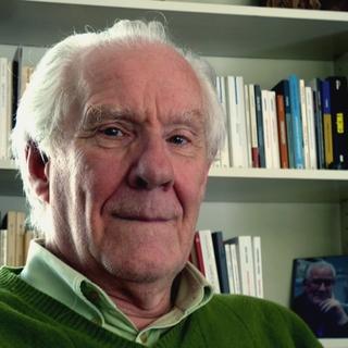 Alain Badiou, philosophe,  en 2011. [RTS - Charles Sigel]