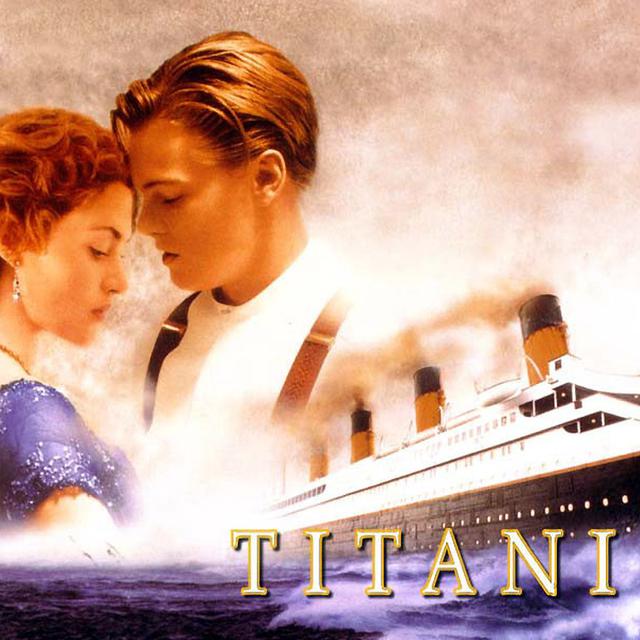 Affiche du film de James Cameron "Titanic".