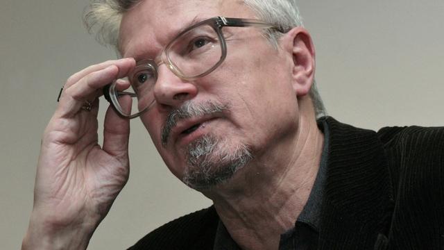 L'extrémiste politique et écrivain ukrainien Edouard Limonov. [Natalia Kolesnikova.]