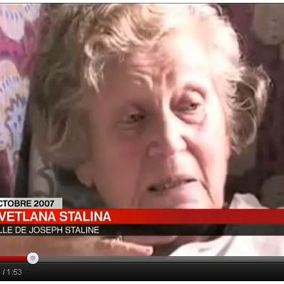 Svetlana Stalina. Capture d'écran du "20 Heures" de France 2 [France 2]