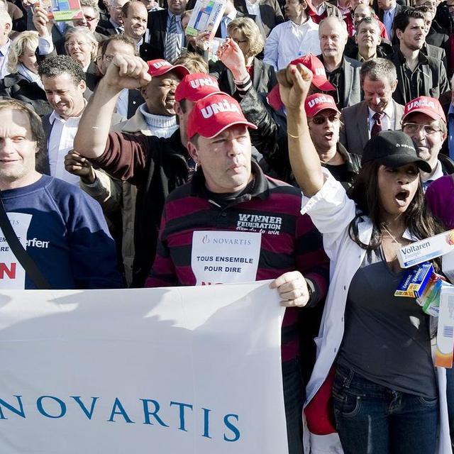 Manifestation du 1er novembre dernier à Lausanne [KEYSTONE - Jean-Christophe Bott]