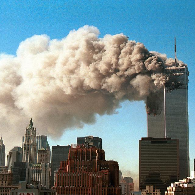 Les attaques du 11 septembre 2011 contre les World Trade Center à New-York. [Getty Image / AFP - Robert Giroux.]