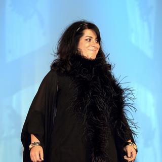 La réalisatrice iranienne Marjane Satrapi au Festival de Cannes 2008. [Valery Hache.]