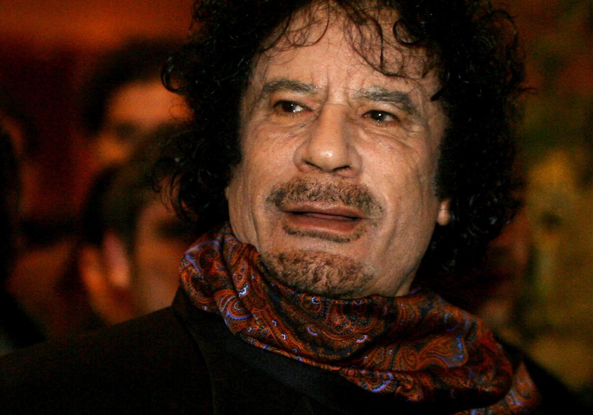 Mouammar Kadhafi, un dirigeant qui sait utiliser l'image. [José Luis Roca]