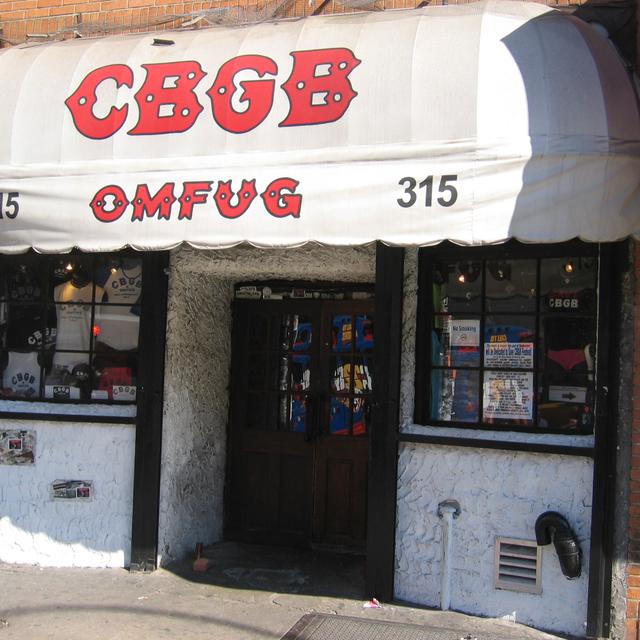 La façade du club CBGB. [Wikimédia]