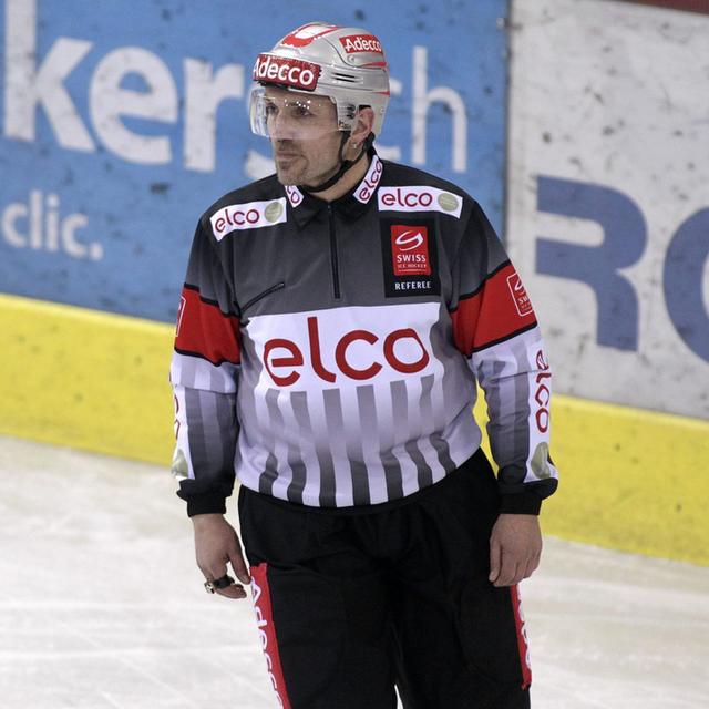 Didier Massy, arbitre de hockey et ancien joueur. [Salvatore Di Nolfi]