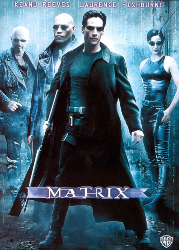 Affiche du film "Matrix" de Andy et Larry Wachowski.