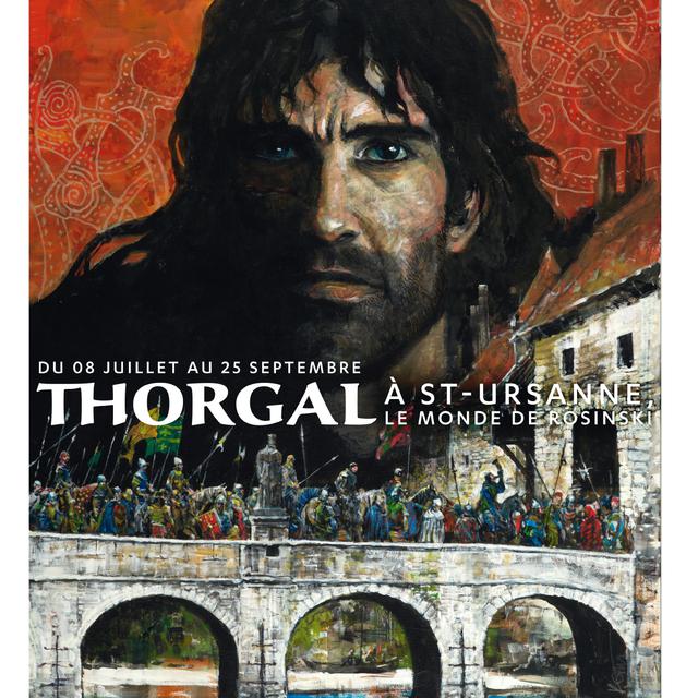 L'affiche de l'exposition "Thorgal à St-Ursanne. Le monde de Rosinski". [rosinski2011.com]