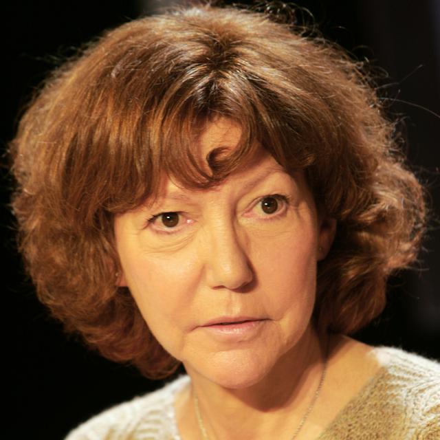 Anne Wiazemsky à l'émission "Vol de nuit", en janvier 2007. [Christophe Simon.]