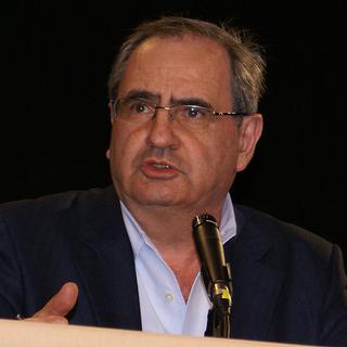 Pierre Rosanvallon, , historien, professeur au Collège de France, intervenant lors de la session des Semaines sociales de France à Villepinte, le 20 novembre 2009. [CC-BY-SA]