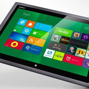 Une spéculation sur les futures tablettes Nokia inspirée des téléphones Lumia. [2012 Brianmfb]