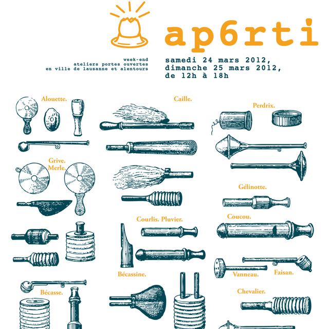 L'affiche d'Aperti 2012. [aperti.ch/]