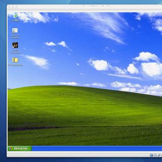 Windows exécuté dans une fenêtre Mac OS. [Microsoft]