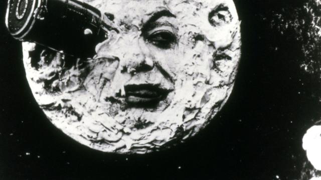 George Méliès "Le Voyage dans la lune". [Photo12.com - Collection Cinema]