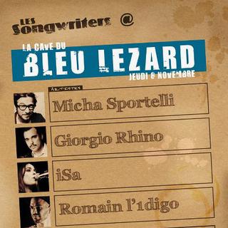 La soirée Songwriters du 6 novembre 2012 au Bleu Lézard. [ch.myspace.com/lessongwriters]