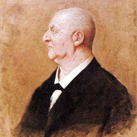 Portrait de Bruckner par Hermann von Kaulbach. [wikipedia]