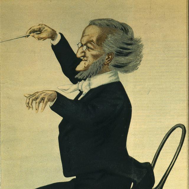 Caricature du compositeur allemand Richard Wagner, 1877. [The Art Archive/Richard Wagner Museum Bayreuth - Gianni Dagli Orti]
