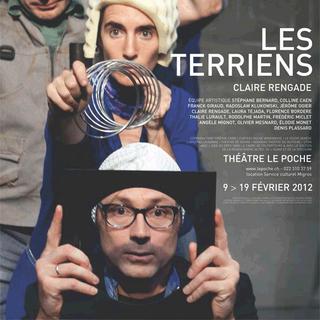 L'affiche de la pièce "Les Terriens" de Claire Rengade. [lepoche.ch]