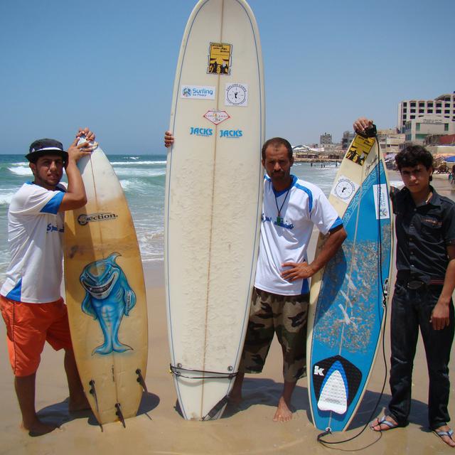 Les surfeurs de Gaza. [Marion Guénard]