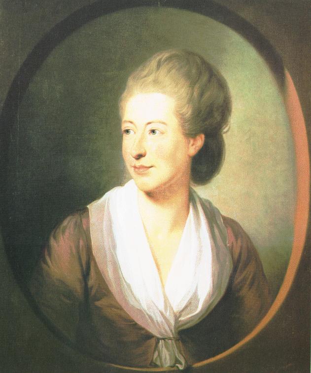 Portrait d'Isabelle de Charrière par Jens Juel (1777). [DP]