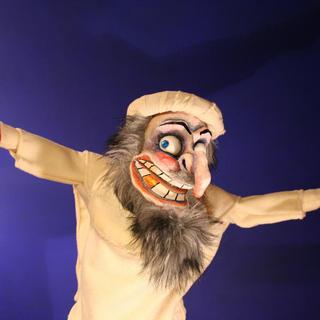 "Punch et Judy en Afghanistan", spectacle de Neville Tranter au Théâtre des Marionnettes à Genève. [dev.marionnettes.ch]