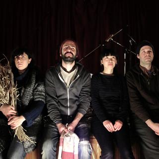 Le quatuor Elfin Saddle est sur la scène du festival Heartland le jeudi 15 novembre 2012. [Constellation records]