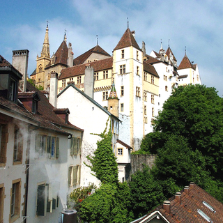 Le château et la Collégiale de Neuchâtel. [Sandro Campardo]