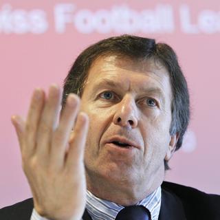 Edmond Isoz, directeur de la Swiss Football League. [Keystone - Peter Klaunzer]