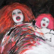 Affiche de "Viva la mamma" de Gaetano Donizetti au Théâtre l’Equilibre de Fribourg. [Opéra de Fribourg]