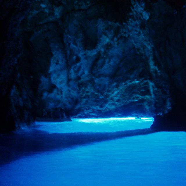 La grotte d'émeraude de Bisevo. [CC BY SA - japus]
