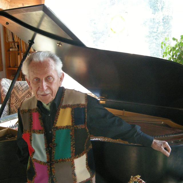 Le compositeur Julien-François Zbinden. [Yvan Ischer]
