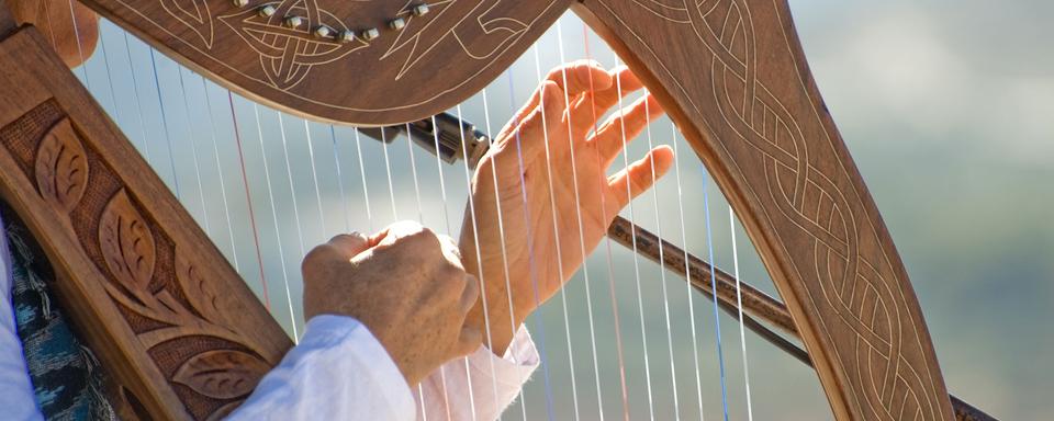 La harpe, un instrument dit féminin. [Fotolia - Fotomicar]