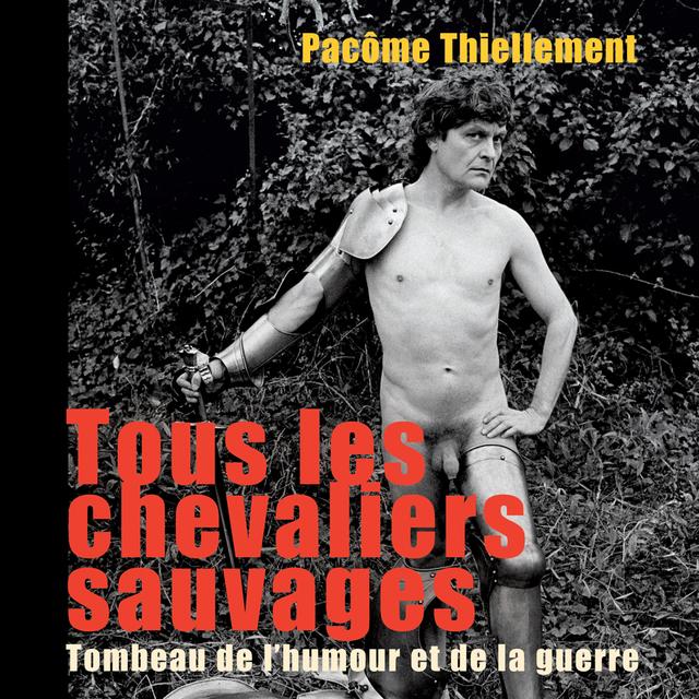 Couverture de "Tous les chevaliers sauvages - tombea de l'humour et de la guerre", Pacôme Thiellement. [éd. philippe rey - Compo 5]