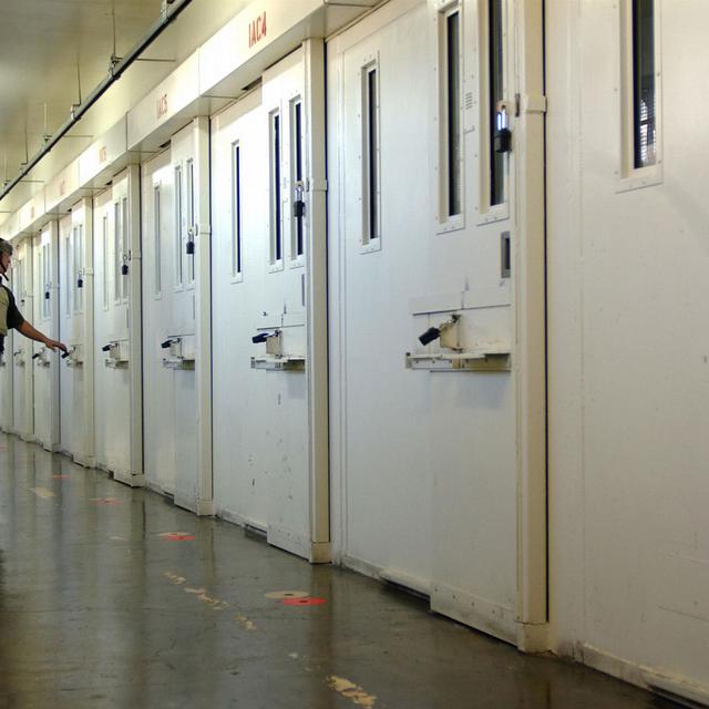 Un couloir de la mort dans la prison de San Quentin aux Etats-Unis. [Clay McLachlan]