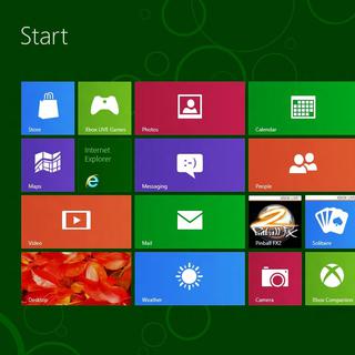 L’écran d’accueil de Windows 8. [Microsoft]