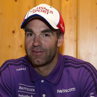 Le skieur suisse Didier Défago. [Salvatore Di Nolfi]